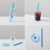 Blue bottle 吸管冷水杯