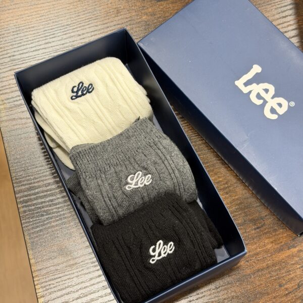 S__39305265_0 LEE 經典LOGO 三入組襪子禮盒