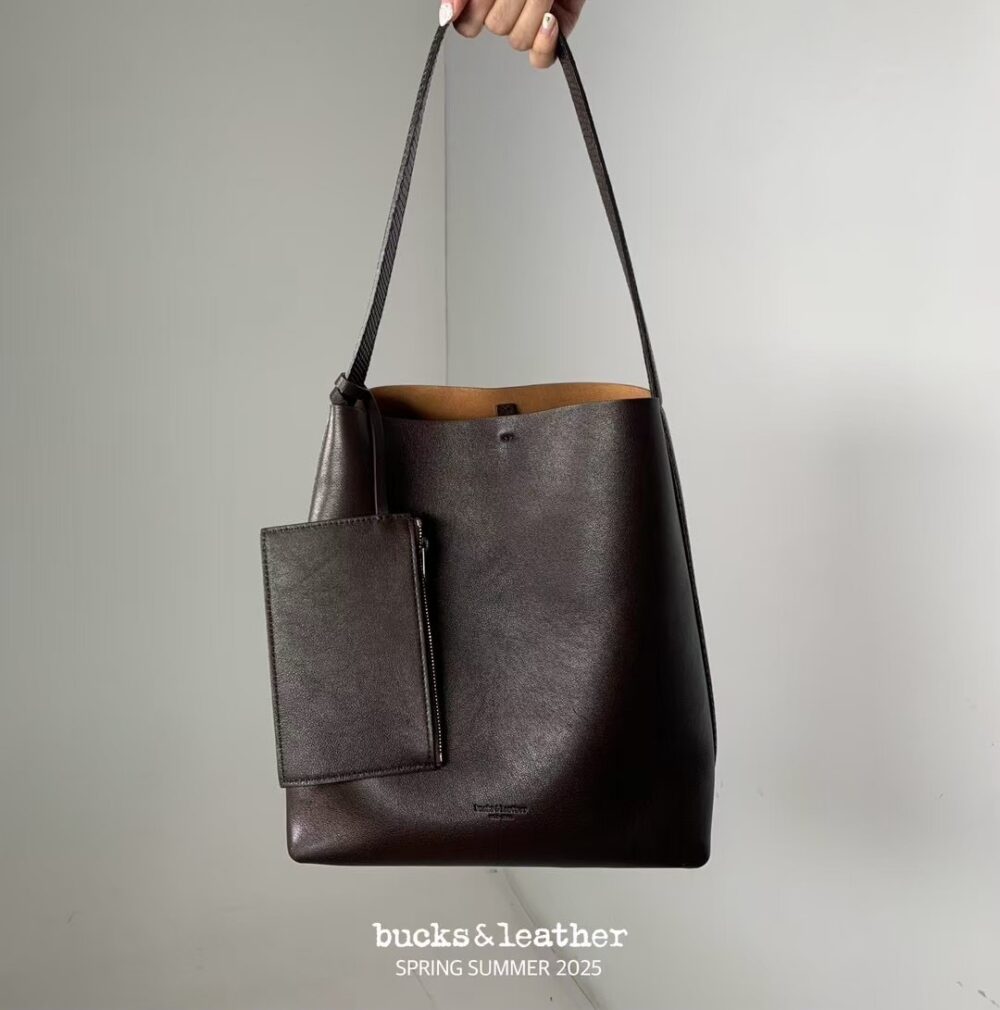 韓國 Bucks & leather 肩背通勤包#附小內袋