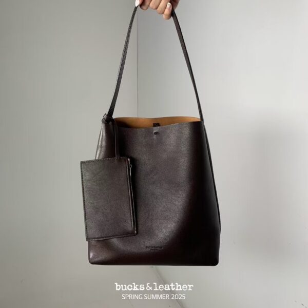IMG_7865 韓國 Bucks & leather 肩背通勤包#附小內袋