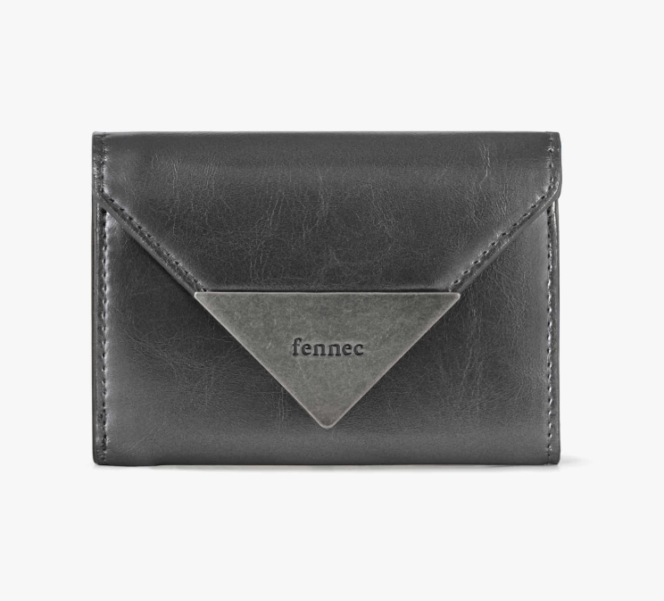 fennec  MATT TRIANGLE WALLET 短夾 #金屬灰