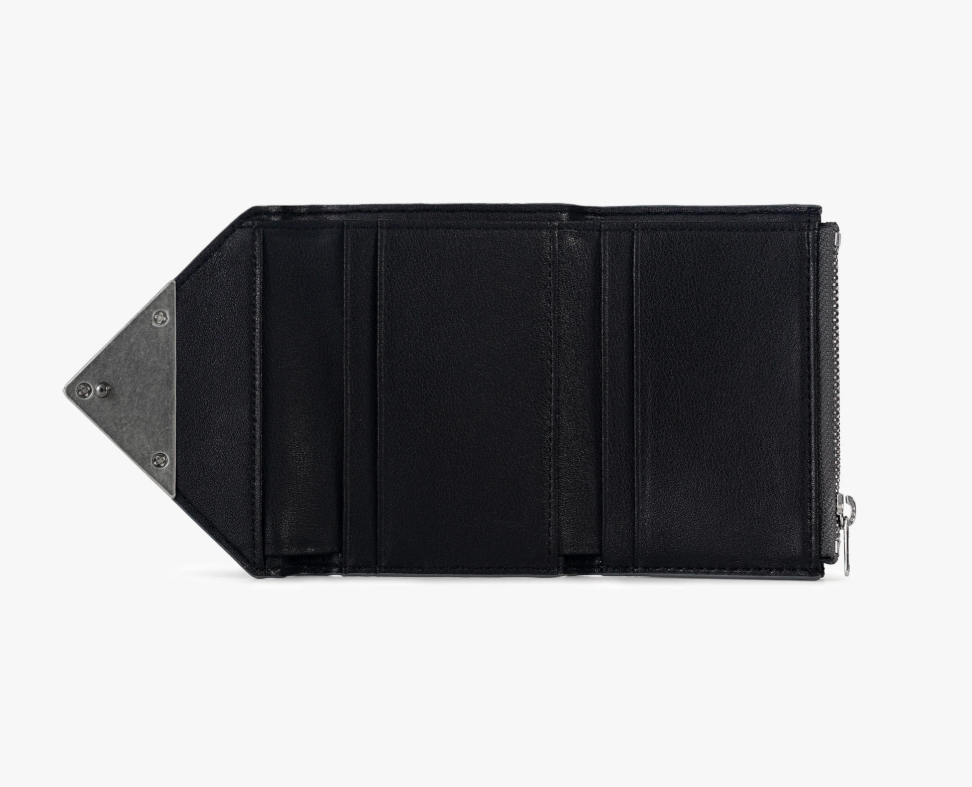 fennec  MATT TRIANGLE WALLET 短夾 #金屬灰